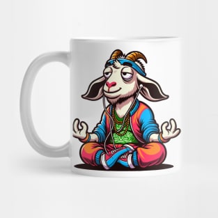 Funny goat yoga Mug